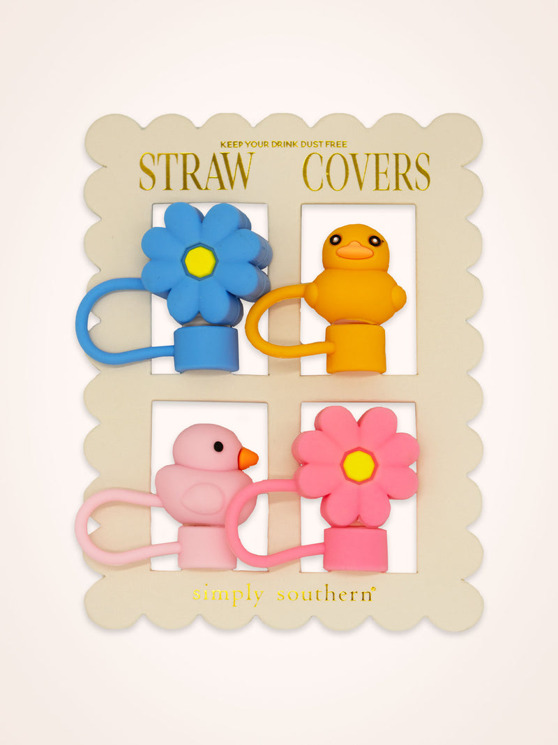 Straw Cover Pack of 4 by Simply Southern
