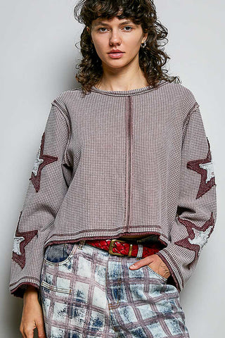 The Starlight Patchwork Thermal Top | POL ATLANTA