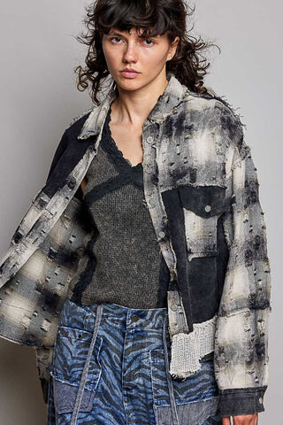 The Prairie Days Plaid Shacket | POL ATLANTA