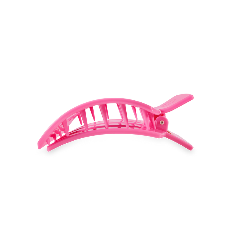 Paradise Pink Medium Flat Square Hair Clip