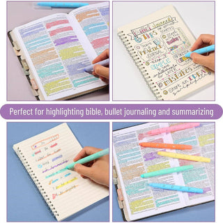 Bible Gel Highlighters 8 Pack No Bleed