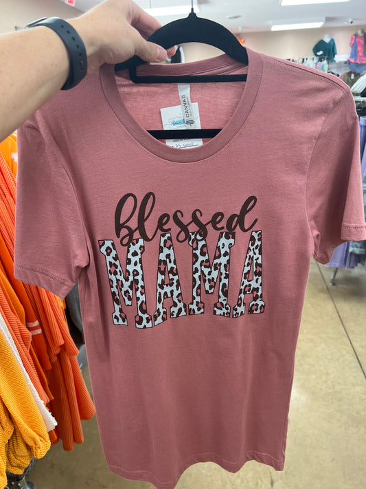 2250- Blesses Mama Graphic Tee