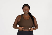 Lyra Pocket Bralette by JadyK : Brown