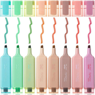 Vintage Highlighters 8 Pack Chisel Tip
