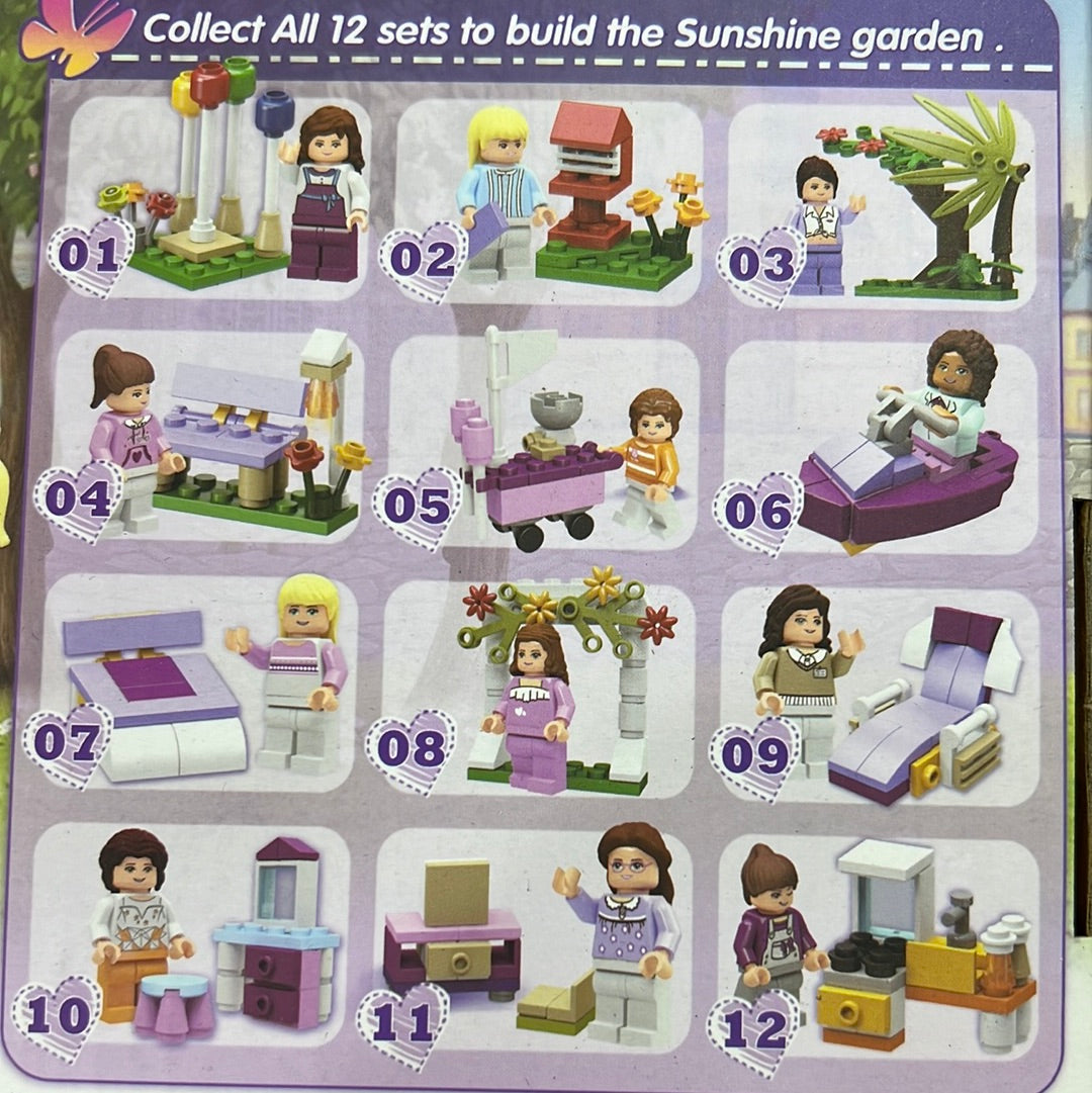 1020- 2 in 1 Building Blocks For Girls