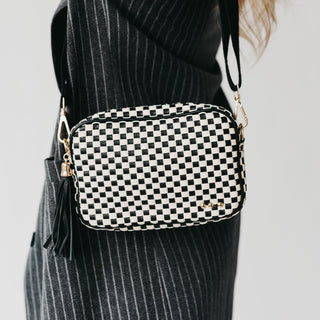 Woven Willow Camera Crossbody Bag Wholesale-Crossbody Bag-Pretty Simple