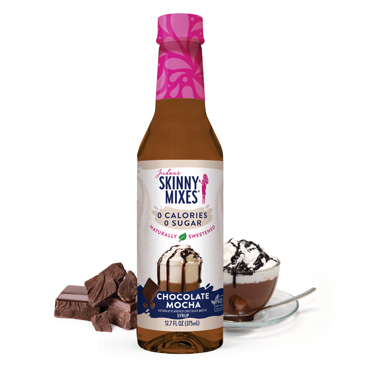 Naturally Sweetened Chocolate Mocha Syrup - 375ml