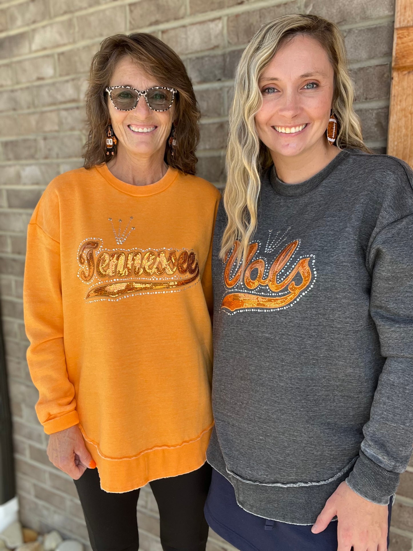 3338- Brumleys Exclusive VOLS/TENNESSEE Poncho Fleece Pullover *PICK COLOR*