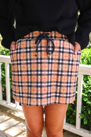 *PREORDER* Jess Lea Skort - Nora Plaid