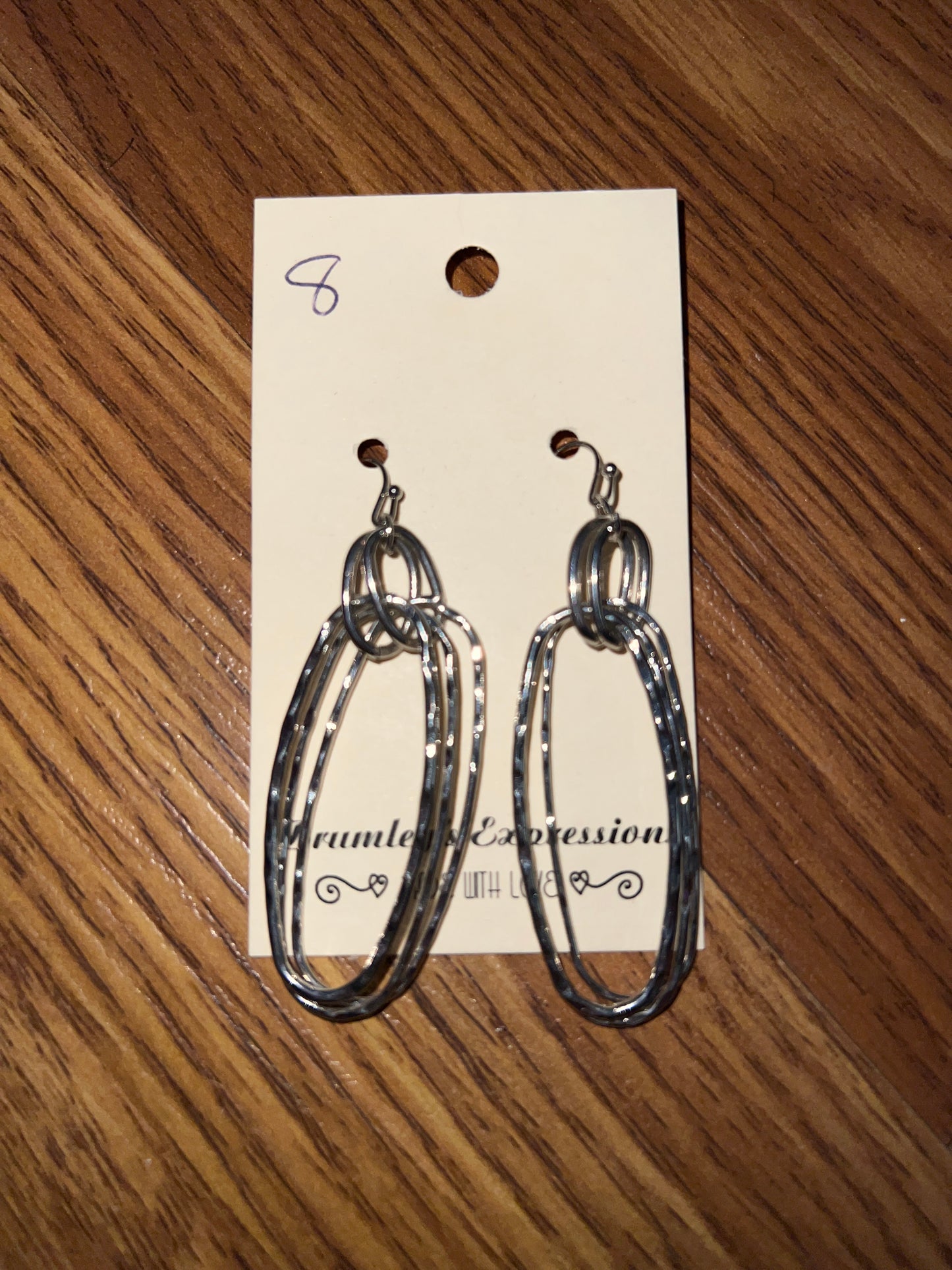 3090- Silver Multi Hoop Earrings