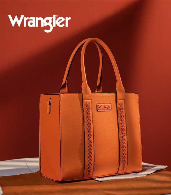 2471- Orange Wrangler Carry-All Tote Crossbody