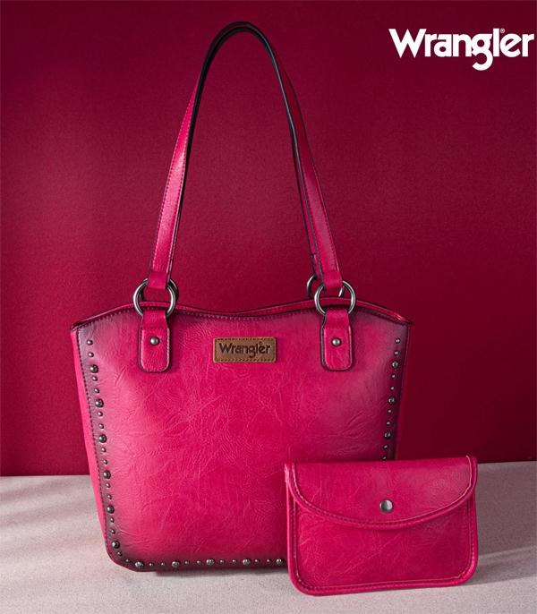 2630- Hot Pink Wrangler Concealed Carry Tote with Matching Pouch