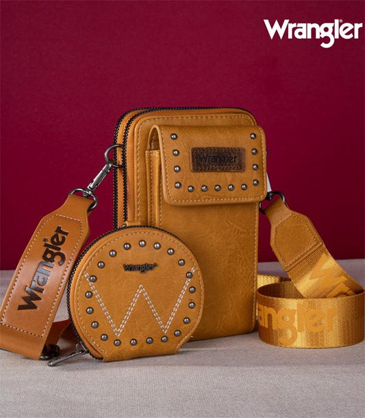 2618- Yellow - Wrangler Cell Phone Crossbody