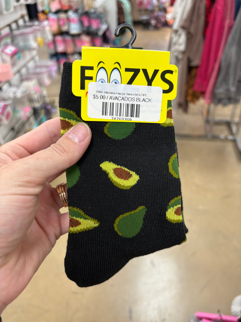 7249- Womens Foozys Socks [MULTIPLE PATTERNS]