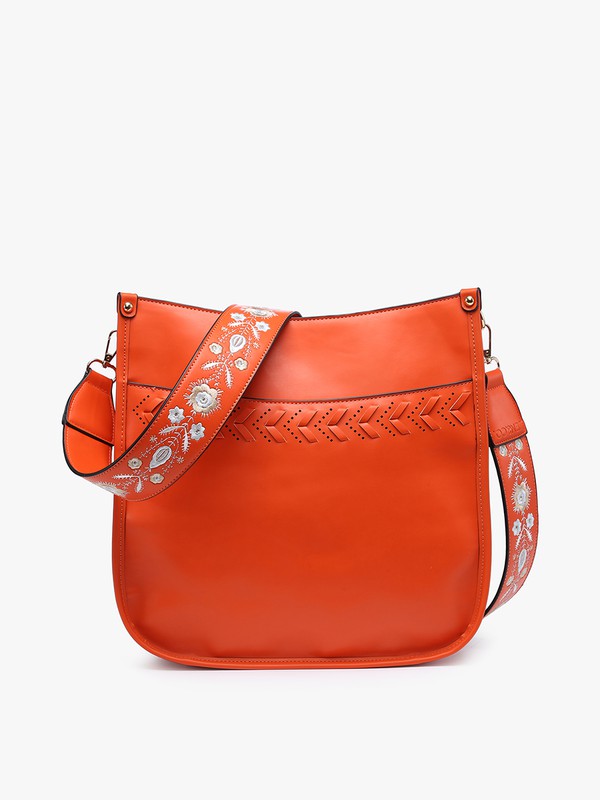 8152- Orange Pippa Crossbody Purse