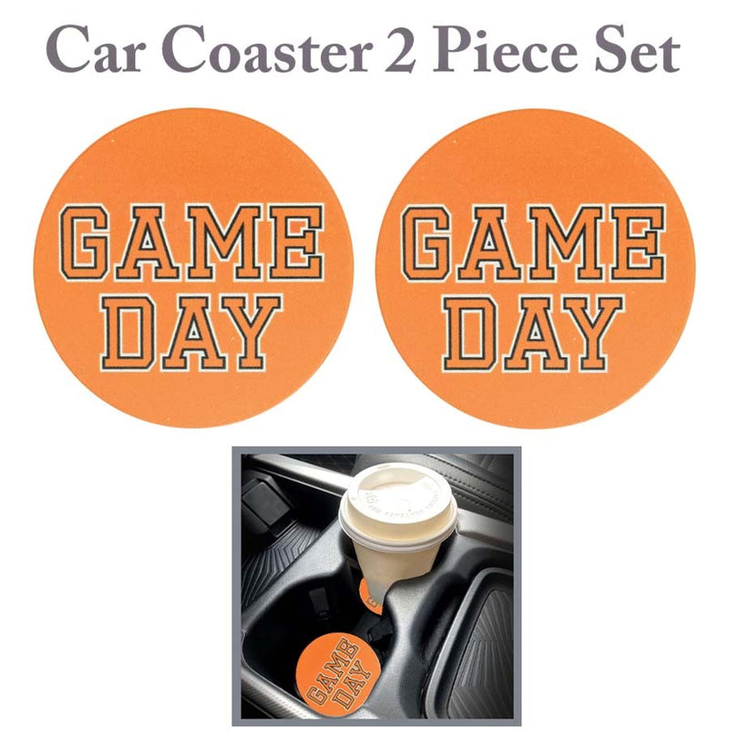 9801- Orange & White Coaster Set *TN COLLECTION*