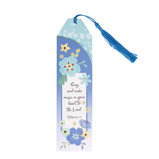 Bible Cover: Blessed Teal/Blue