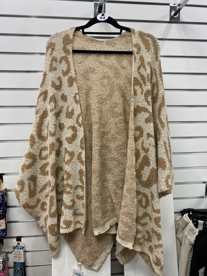 20306- Beige & Taupe Cozy Soft Cardigan