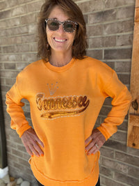 3338- Brumleys Exclusive VOLS/TENNESSEE Poncho Fleece Pullover *PICK COLOR*