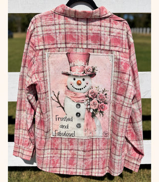 Frosted and Fabulous Plaid (Light Pink) | INDIGO BLUE TAKEOVER | PREORDER