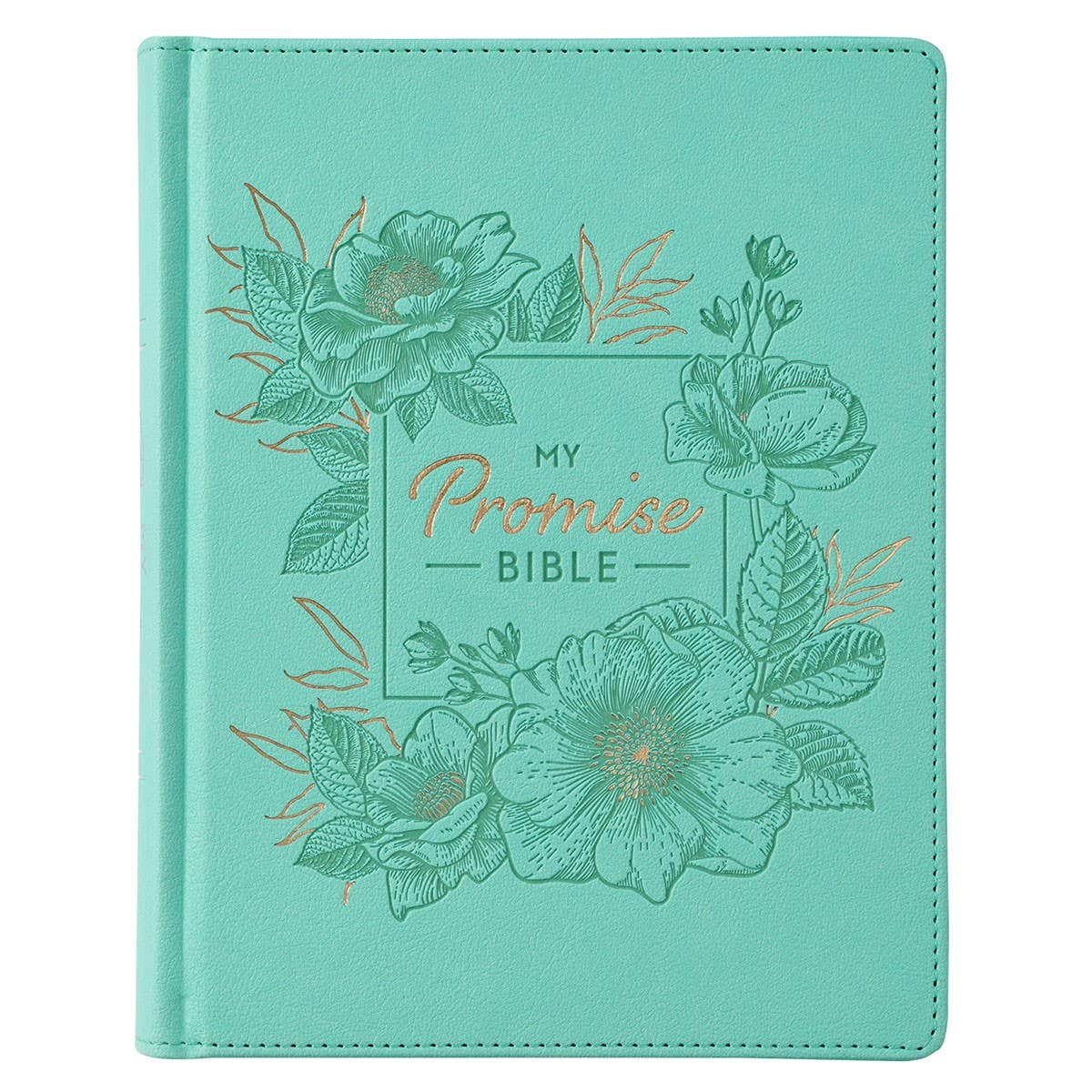 2490- Teal Faux Leather Hardcover KJV My Promise Bible