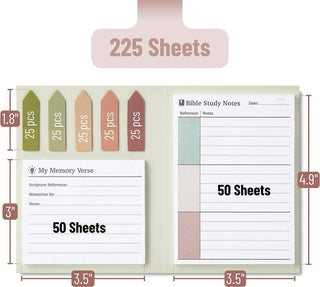Bible Study Sticky Notes Transparent