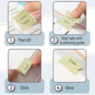 Spanish Bible Tabs Laminated 75 Pack