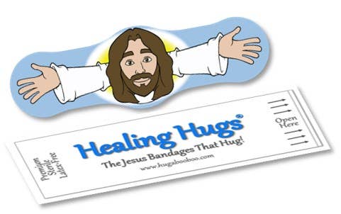 Healing Hugs Fun Novelty Jesus Bandages