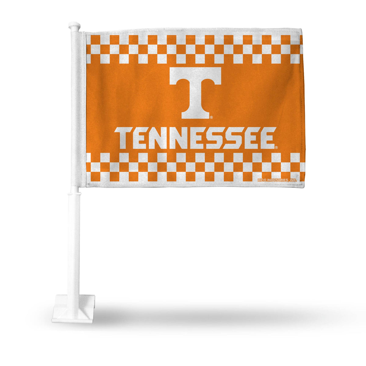 NCAA Tennessee Checkerboard Car Flag *TN COLLECTION*