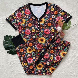 *PREORDER* Autumn Floral Shirley & Stone Pajamas - ends 8/13