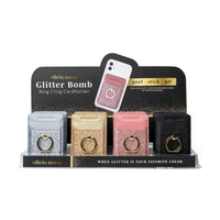 496- Olivia Moss® Glitter Bomb Ring Cling Cardholder