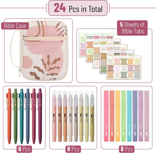 Bible Journaling Kit 24 Piece Set