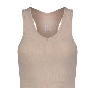 Lyra Pocket Bralette by JadyK: Mocha Mushroom Ash Wash