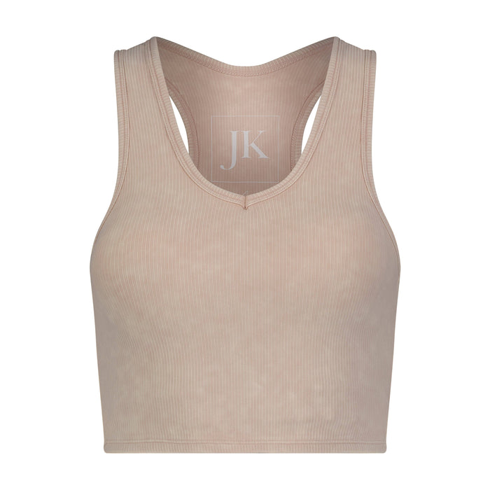 Lyra Pocket Bralette by JadyK: Mocha Mushroom Ash Wash