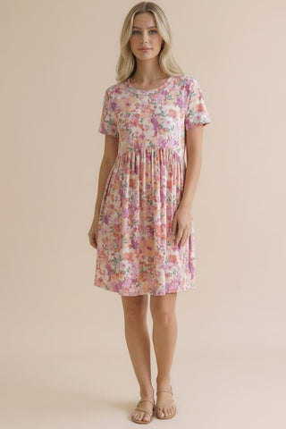 Blushing Meadow Babydoll Dress by Haptics