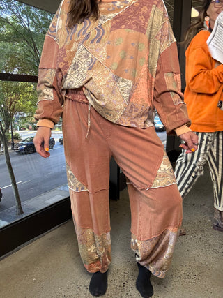 Floral Boho Wide Leg Pants | EASEL ATLANTA