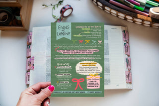 Giving as Worship Tip-in Sheet