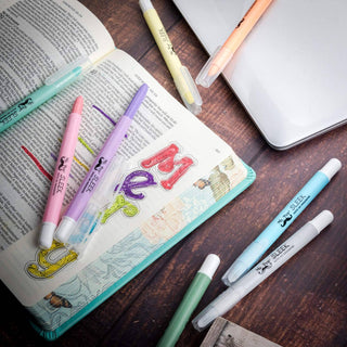 Bible & Pastel Gel Highlighters Set