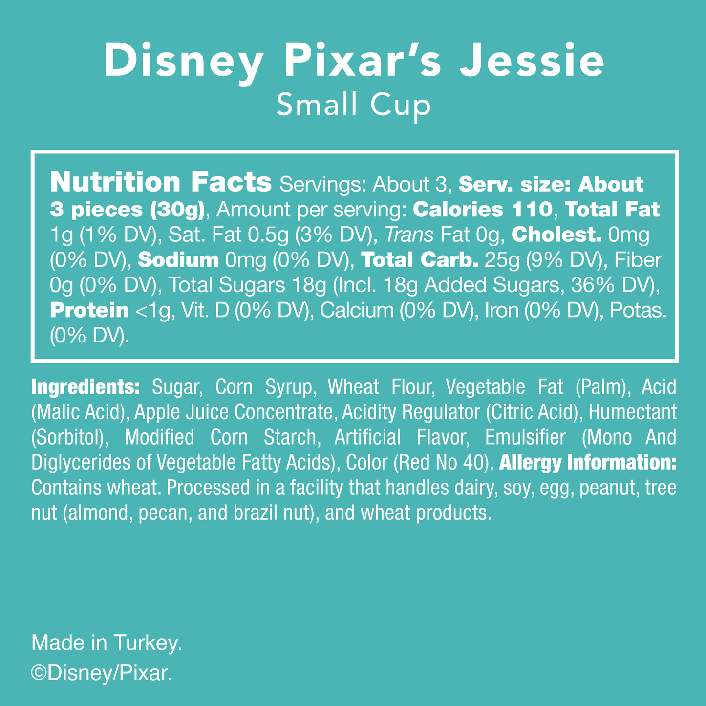 DISNEY PIXAR TOY STORY GUMMIES Jessie