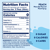 Sugar Free Peach Syrup