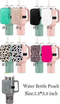 8268- Neoprene Tumbler Pouch [PICK COLOR]