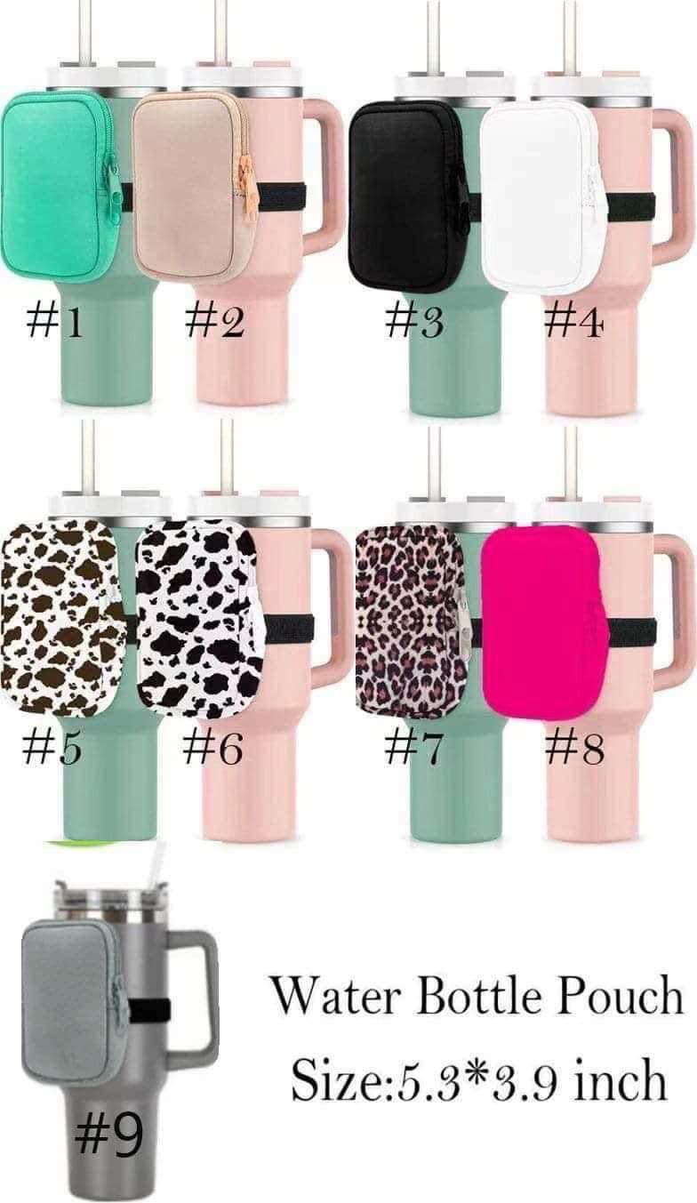 8268- Neoprene Tumbler Pouch [PICK COLOR]