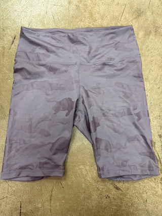 (15) Lavender Camo Biker Shorts *FINAL SALE* DOORBUSTER* BIN#12