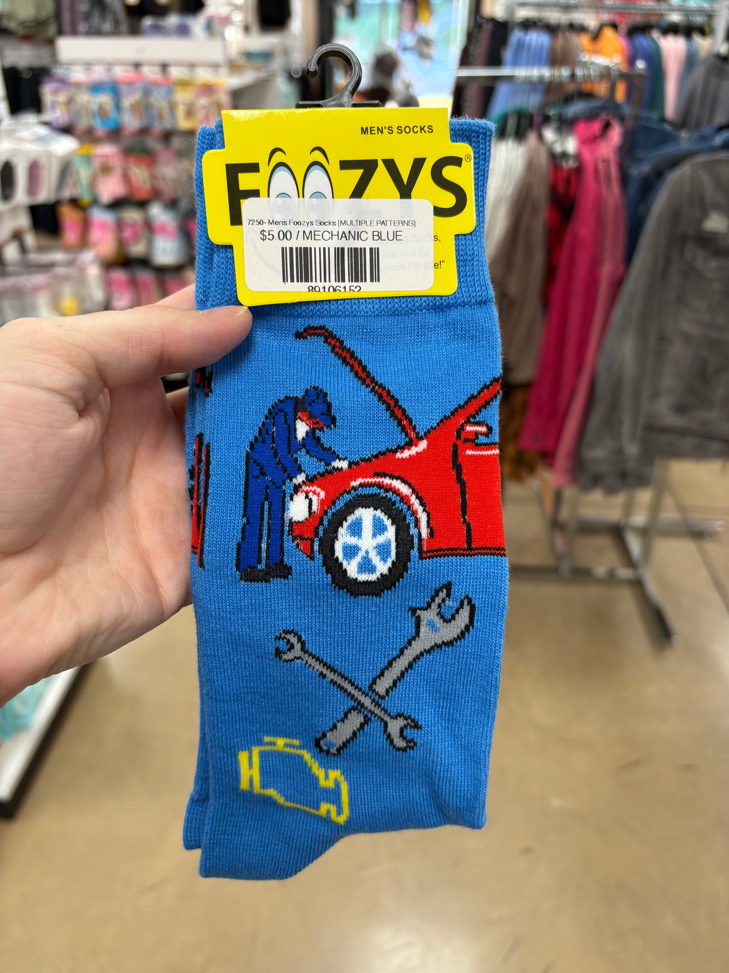 7250- Mens Foozys Socks [MULTIPLE PATTERNS]