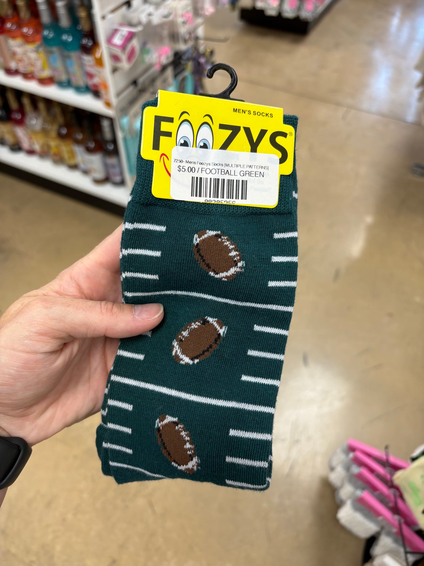 7250- Mens Foozys Socks [MULTIPLE PATTERNS]