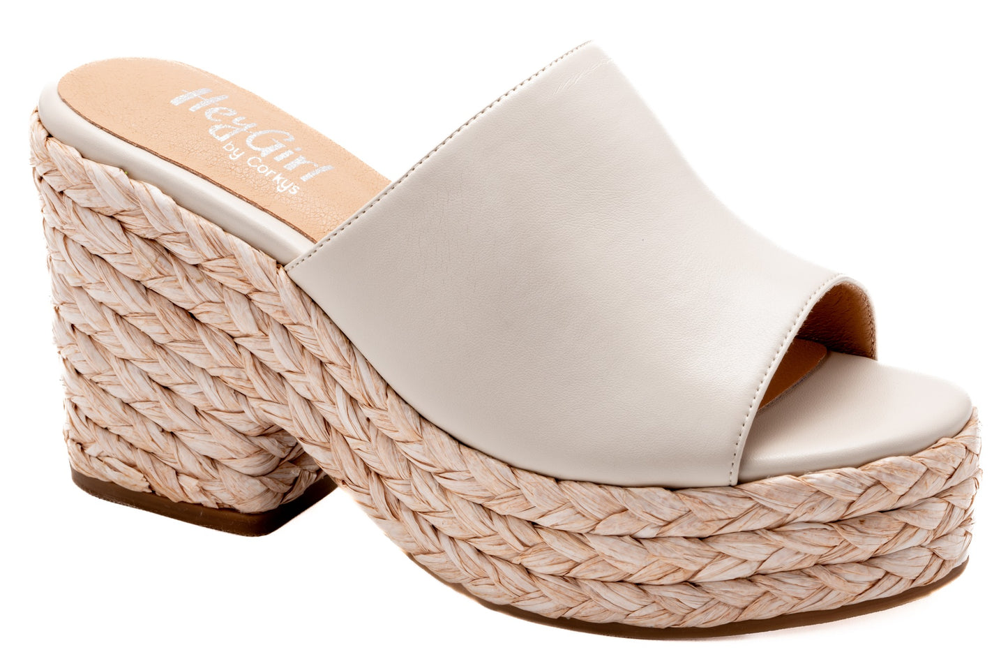 2180- Solstice Ivory Wedges by Corkys