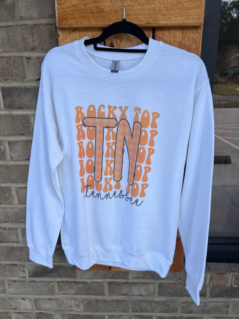 2906- Rocky Top Tennessee Graphic Crewneck Sweatshirt*TN COLLECTION*