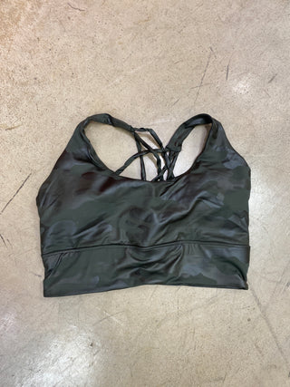 (7) Olive Camo Sports Bra *FINAL SALE* *DOORBUSTER* BIN #14