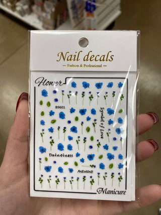2071- Floral Nail Art *PICK DESIGN*