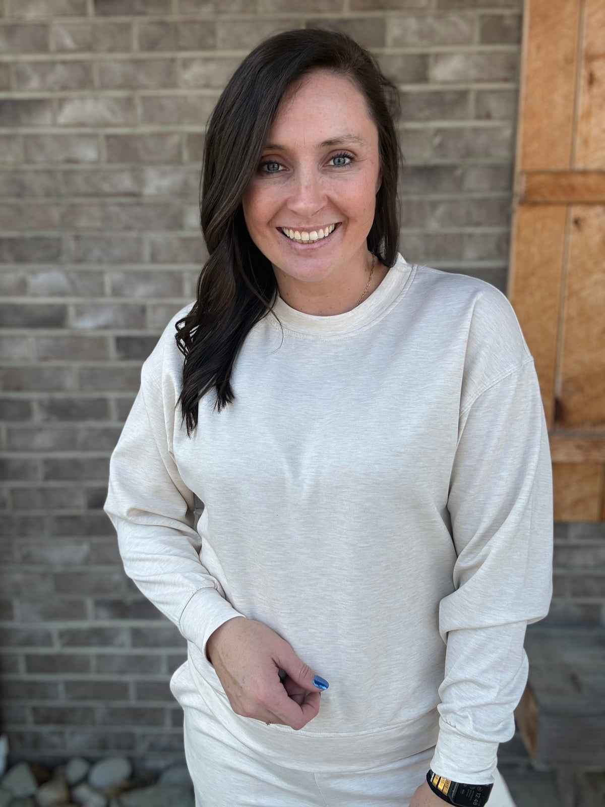 Scuba Cuffed Crewneck Pullover & Pants Set by Zenana *MULTIPLE COLORS*